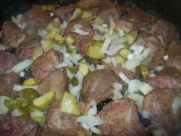 Leber geschmort - süß -sauer - Rezept - Bild Nr. 6