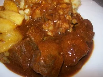 Leber geschmort - süß -sauer - Rezept - Bild Nr. 9