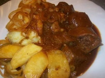 Leber geschmort - süß -sauer - Rezept - Bild Nr. 11