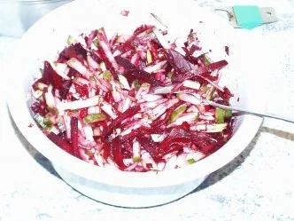 Roter Herbstsalat - Rezept
