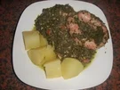 Rezept: Grünkohl mit Kohlwurst und Salzkartoffeln Grünkohl mit Kohlwurst und Salzkartoffeln - Rezept