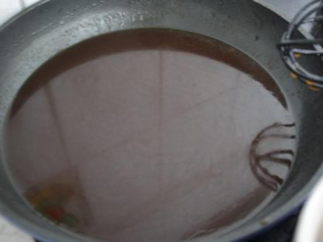 Ente mit Balsamicocreme Soße an Bohnengemüse und Kartoffeln - einfach ...