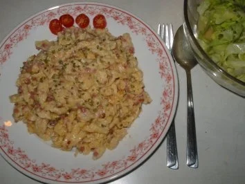 WURSCHTSPATZA oder WURSTSPÄTZLE- - Rezept