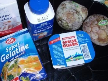 Dessert mit Quark-Sahne-Cherimoyas - Rezept - Bild Nr. 2