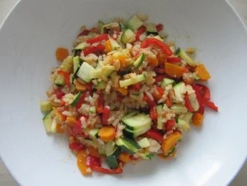 Reispfanne - "5 Elemente Küche" - Rezept