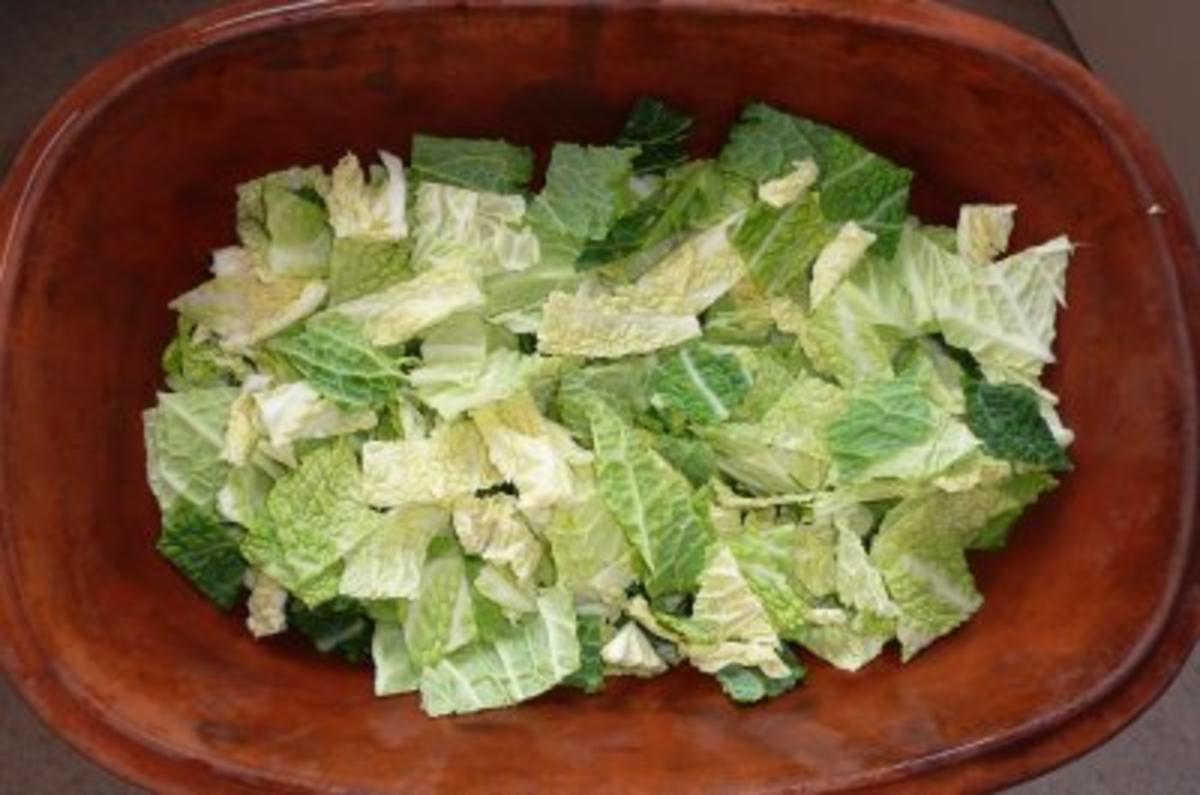 Gemüse: Wirsing-Schichtkohl aus dem Römertopf - Rezept - Bild Nr. 3