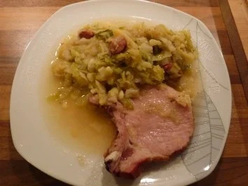 Rezept: Spitzkohl mit Kassler ( Spitzkappes ;) ) Bild Nr. 2 Spitzkohl mit Kassler ( Spitzkappes ;) ) - Rezept - Bild Nr. 2