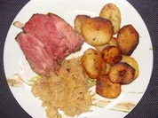 Fleisch : -Geräucherts  Knöchla- - Rezept