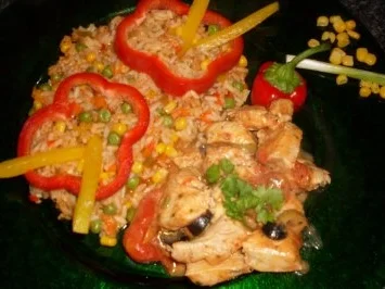 Mexicanischer Reis mit Hühnchen.... - Rezept - Bild Nr. 12