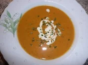 Süppchen: Möhren- Tomatencremesuppe - Rezept