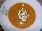 Süppchen: Möhren- Tomatencremesuppe - Rezept