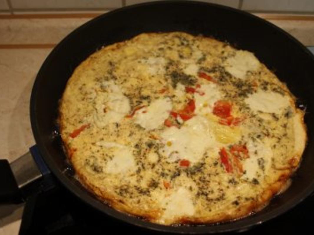 Tomaten Omelett mit Mozzarella - schnell &amp; einfach - von widder1987