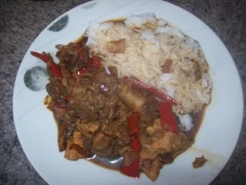 Hühnerbrust mit Chinakohl - Rezept