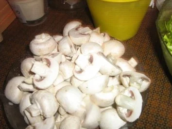 Schnitzel mit Champignon-Rahmsoße und Kroketten - Rezept - Bild Nr. 5