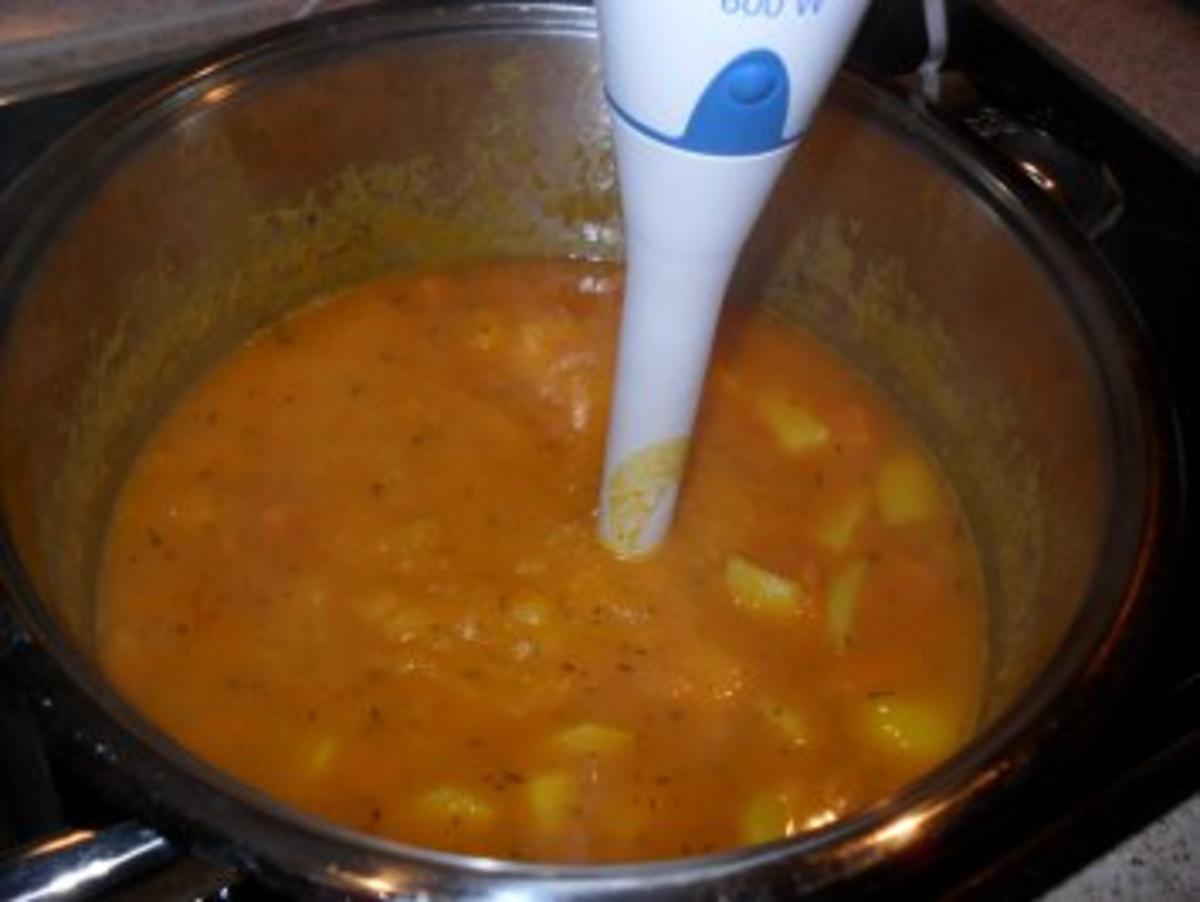 Kürbis - Kartoffel - Suppe - Rezept - Bild Nr. 6