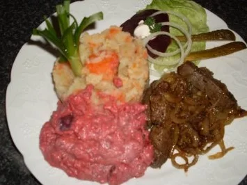 Ostpreußische Rinderleber... - Rezept