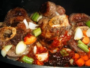 Rezept: Beinscheibe -geschmort Bild Nr. 4 Beinscheibe -geschmort - Rezept - Bild Nr. 4