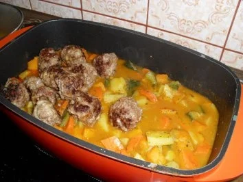 Kürbisgemüse mit Karotten, Zucchini und Kartoffeln - Rezept - Bild Nr. 7