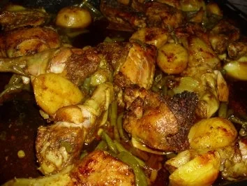 Hähnchenschenkel aus dem Backofen - Rezept