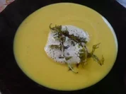 Rezept: Kรผrbissรผppchen mit Cappuccino-Schaum Kรผrbissรผppchen mit Cappuccino-Schaum - Rezept