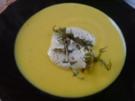 Kürbissüppchen mit Cappuccino-Schaum - Rezept