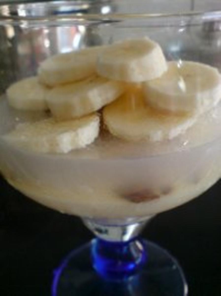 Pudding-Bananen-Dessert - Rezept