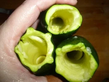 Rezept: Gefüllte Zucchini Bild Nr. 4 Gefüllte Zucchini - Rezept - Bild Nr. 4