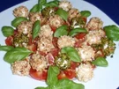 Tomaten-Mozzarella-Basilikum mal ganz anders angerichtet - Rezept