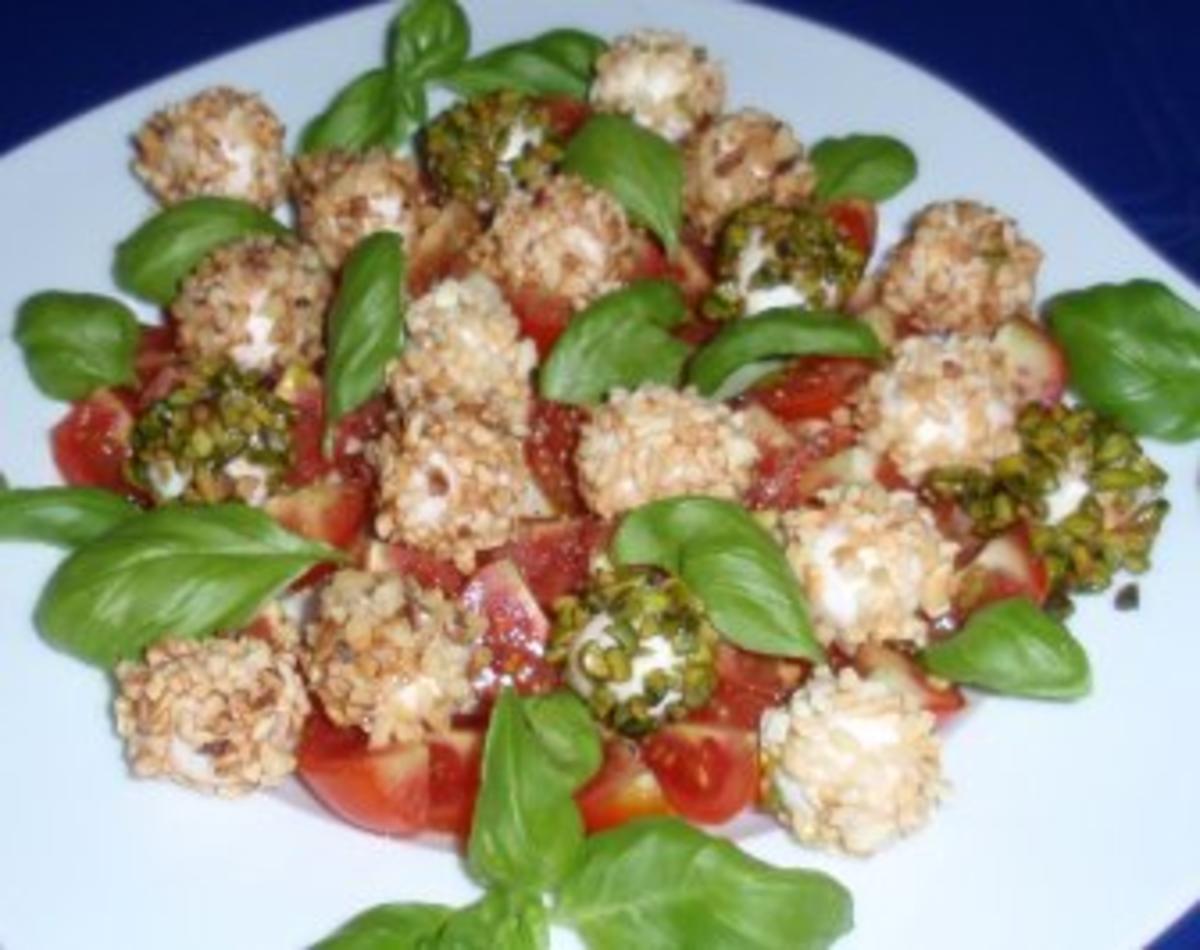 Tomaten-Mozzarella-Basilikum mal ganz anders angerichtet - Rezept ...