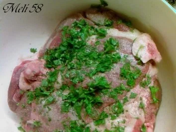 Geflügel/ Wild: Putenoberkeule im  Apfelbett - Rezept - Bild Nr. 3