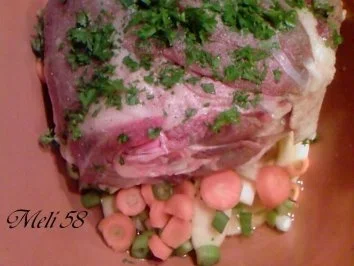 Geflügel/ Wild: Putenoberkeule im  Apfelbett - Rezept - Bild Nr. 4