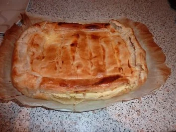 mein gedeckter Topfen Apfelstrudel in der Auflaufform - Rezept - Bild Nr. 2