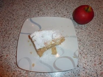 mein gedeckter Topfen Apfelstrudel in der Auflaufform - Rezept - Bild Nr. 3