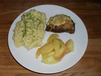 Leber überbacken - Rezept