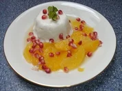 Schokoladen-Joghurt-Mousse mit Orangensalat - Rezept