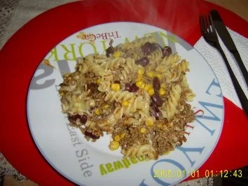 Nudelgratin mit Mais und Kidney-Bohnen Bilder on - Rezept - Bild Nr. 2