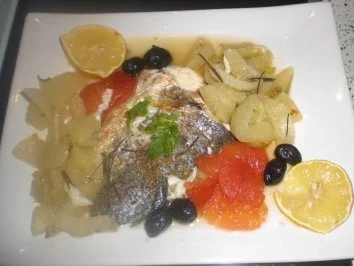 Gebackene Dorade mit Fenchel - Rezept