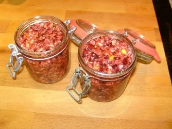 Rezept: Cranberries gehackt Cranberries gehackt - Rezept