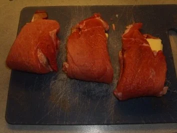 Rezept: Fleischgerichte: Schnitzel a la cordon blue Bild Nr. 6 Fleischgerichte: Schnitzel a la cordon blue - Rezept - Bild Nr. 6