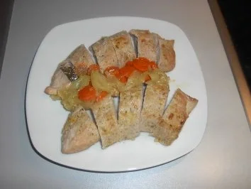 Rezept: Puteninnenfilet im Bratenschlauch Puteninnenfilet im Bratenschlauch - Rezept