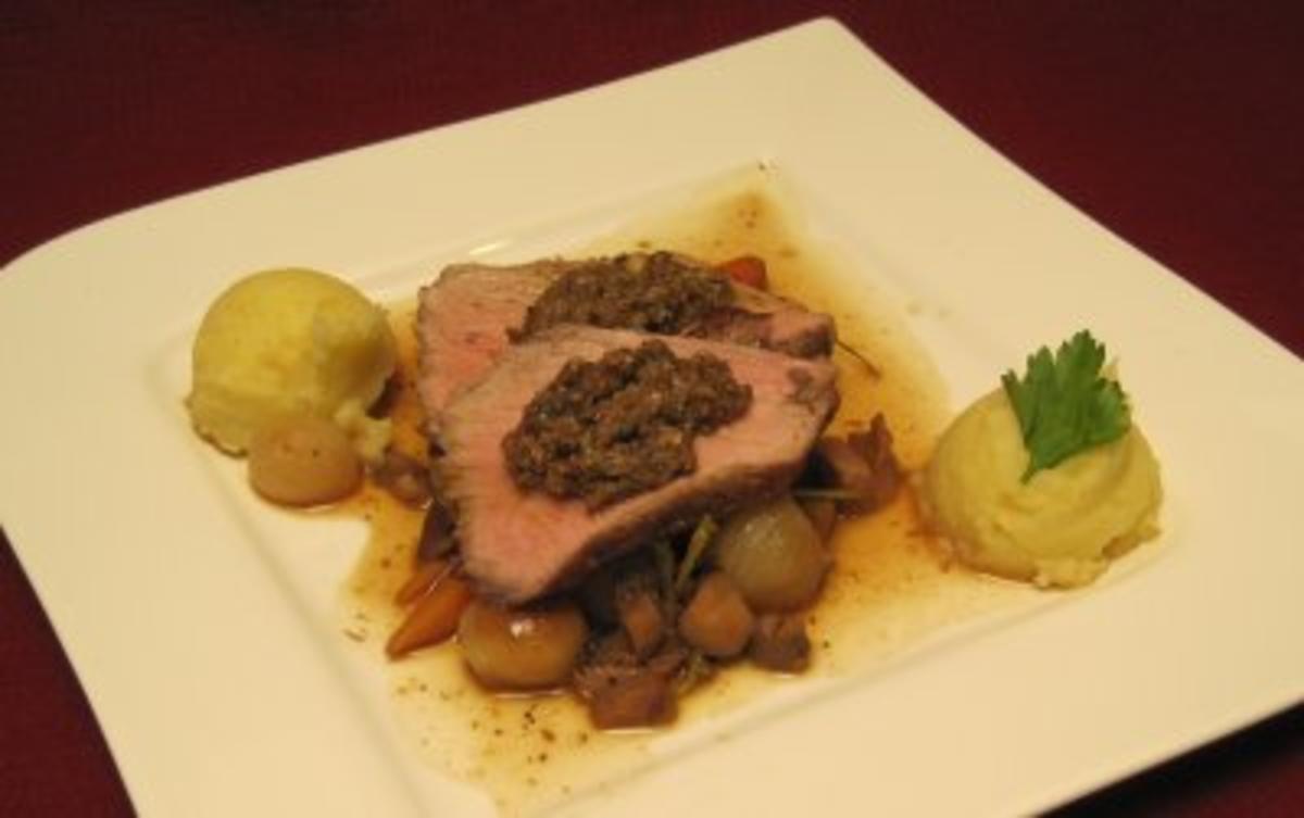 Bilder für Herbstlicher Kalbstafelspitz mit Erdgewächs - Rezept