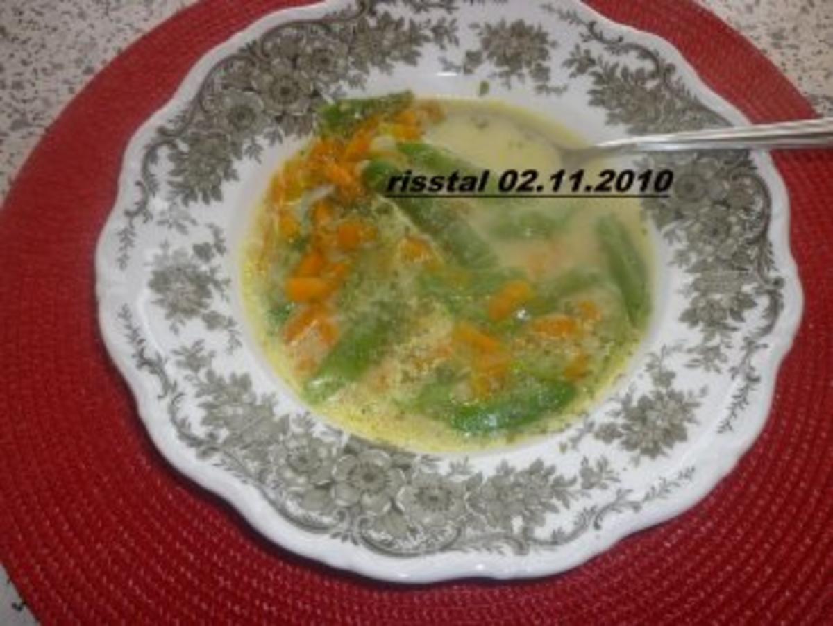 Bohnen-Karottensuppe - Rezept