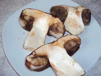 Steinpilze und Garnelen mit Woknudeln - Rezept - Bild Nr. 3