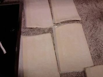 Blätterteigstreifen mit Apfelringen - Rezept - Bild Nr. 3