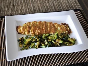 Pangasius Filet mit Kartoffel-Parmesan-Haube - Rezept