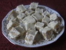 Weiße Walnuss - Schokoladenwürfel - Rezept