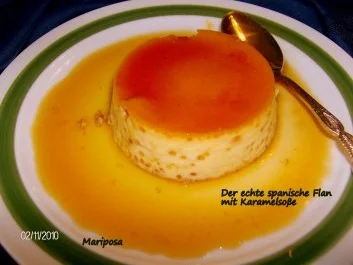 Rezept: Spanien - Flan de Huevos Spanien - Flan de Huevos - Rezept