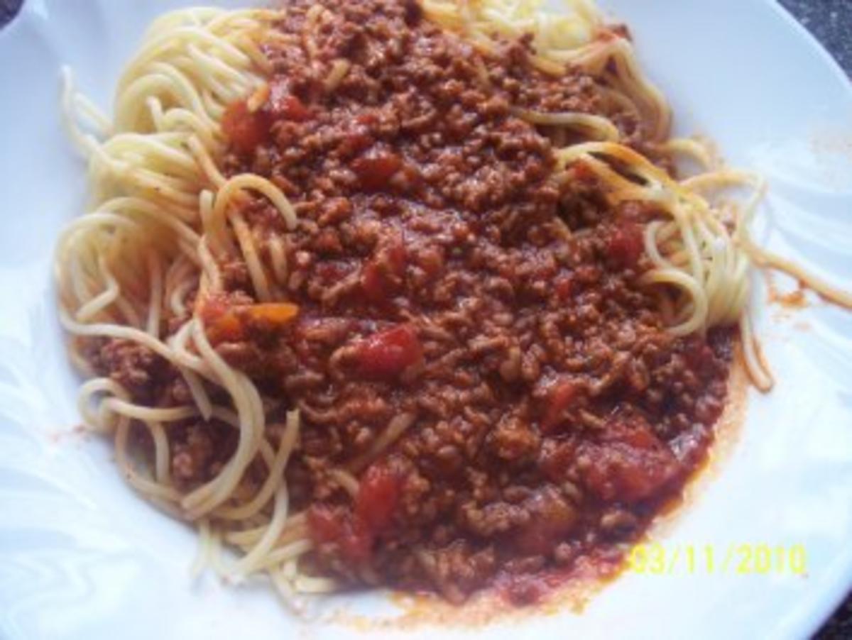 Nudelsoße Bolognaise - Rezept mit Bild - kochbar.de