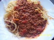 Nudelsoße Bolognaise - Rezept
