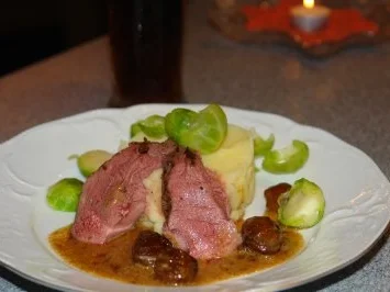 Rosa Rehrücken - Rezept